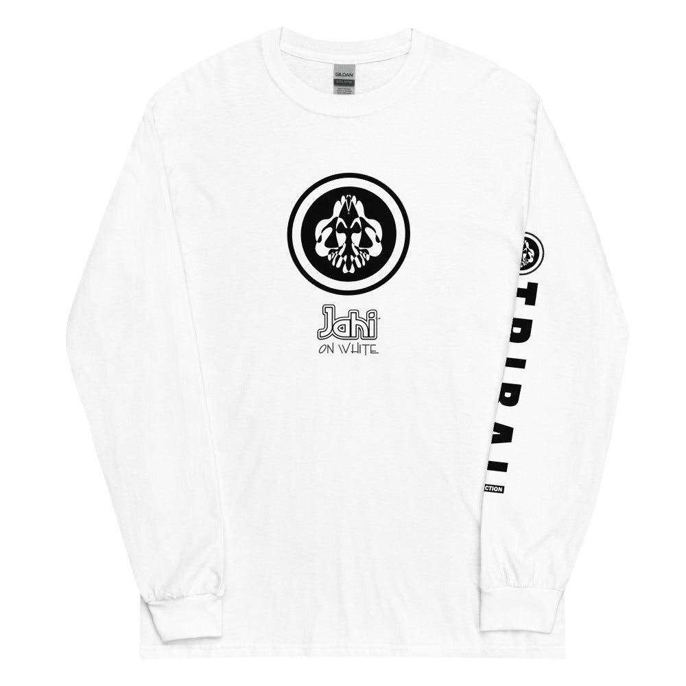 Jahi-On White Men Tribal Collection Long Sleeve T-Shirt