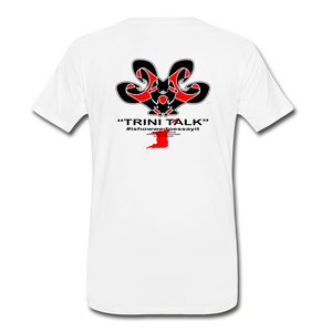The Trini Spot - Men's Premium T-Shirt - Buh A-A - MPTBAAWH11 - it's OON