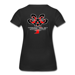The Trini Spot - Women's Premium T-Shirt -Eh-Eh! - WPTEHEHBK07 - it's OON