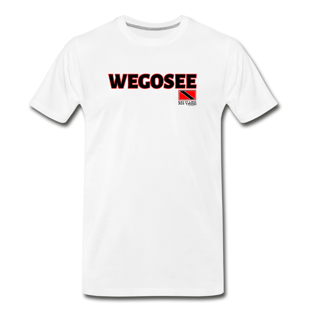 The Trini Spot - Men’s Premium T-Shirt - WeGoSee - MPTWGSWH01 - it's OON