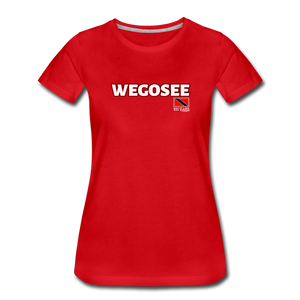 The Trini Spot Women’s Premium T-Shirt - WeGoSee - WPTWGSRD07 - it's OON