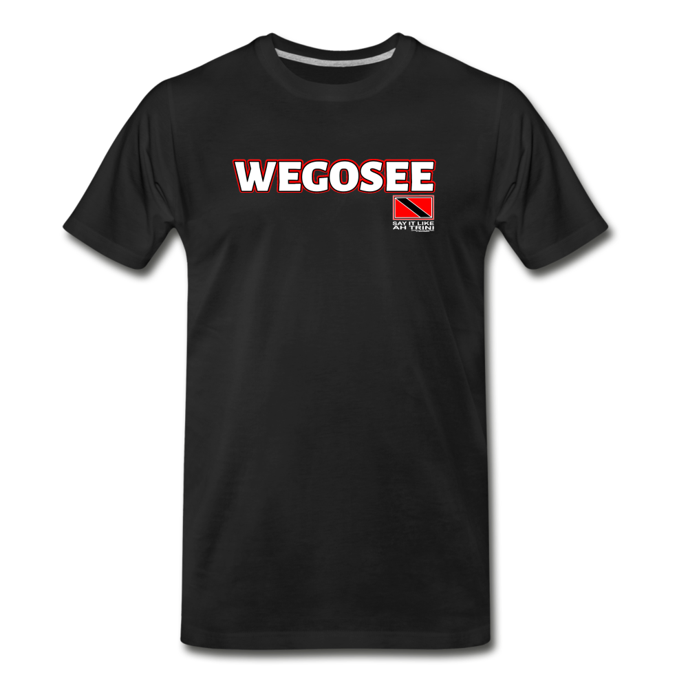 The Trini Spot Men’s Premium T-Shirt - WeGoSee - MPTWGSBK04 - it's OON