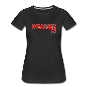 The Trini Spot Women’s Premium T-Shirt - WeGoSee - it's OON WPTWGSBK10- - it's OON