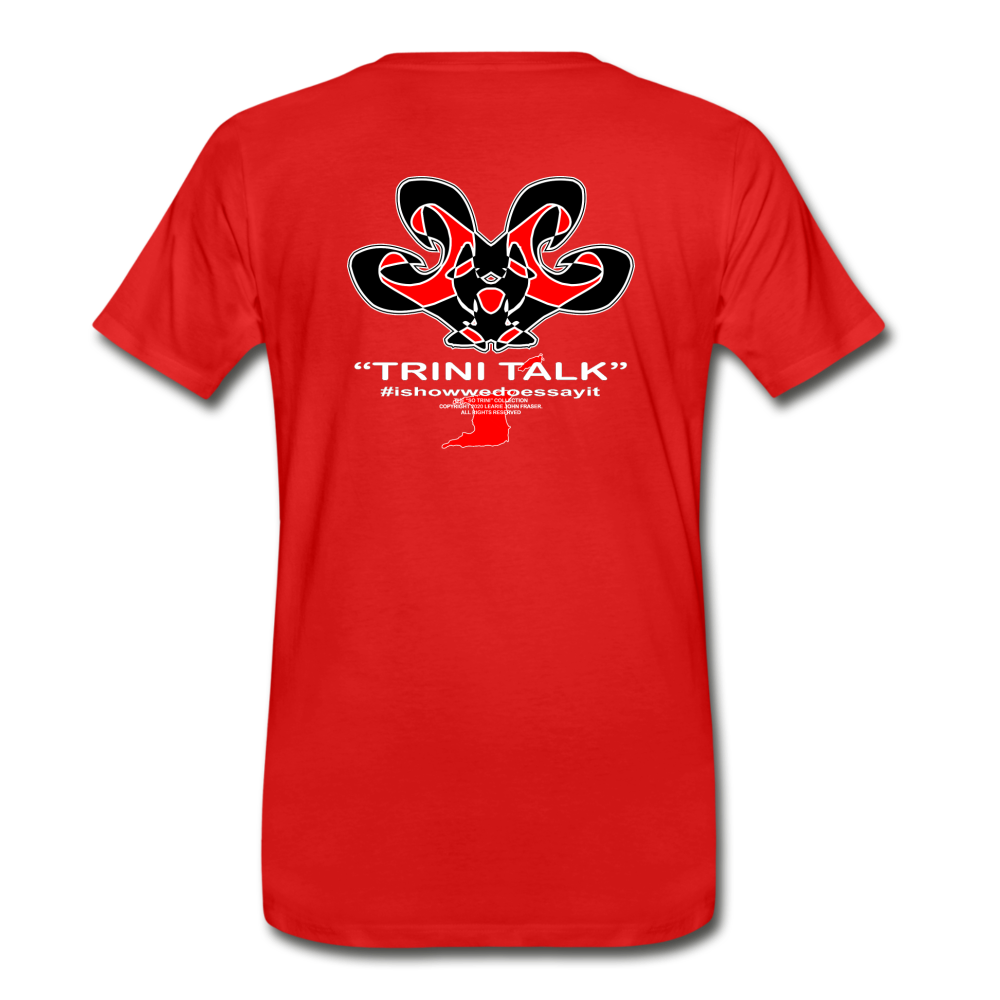 The Trini Spot Men’s Premium T-Shirt - WeGoSee - MPTWGSRD03- - it's OON