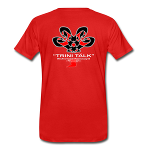 The Trini Spot - Men’s Premium T-Shirt - TRINI TALK - MPT002TTRB - it's OON