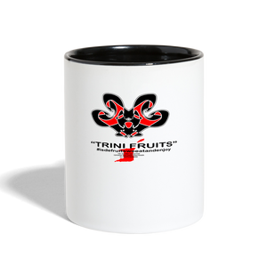 The Trini Spot - Contrast Coffee Mug - Trini Fruits - 009TRCCMB - it's OON
