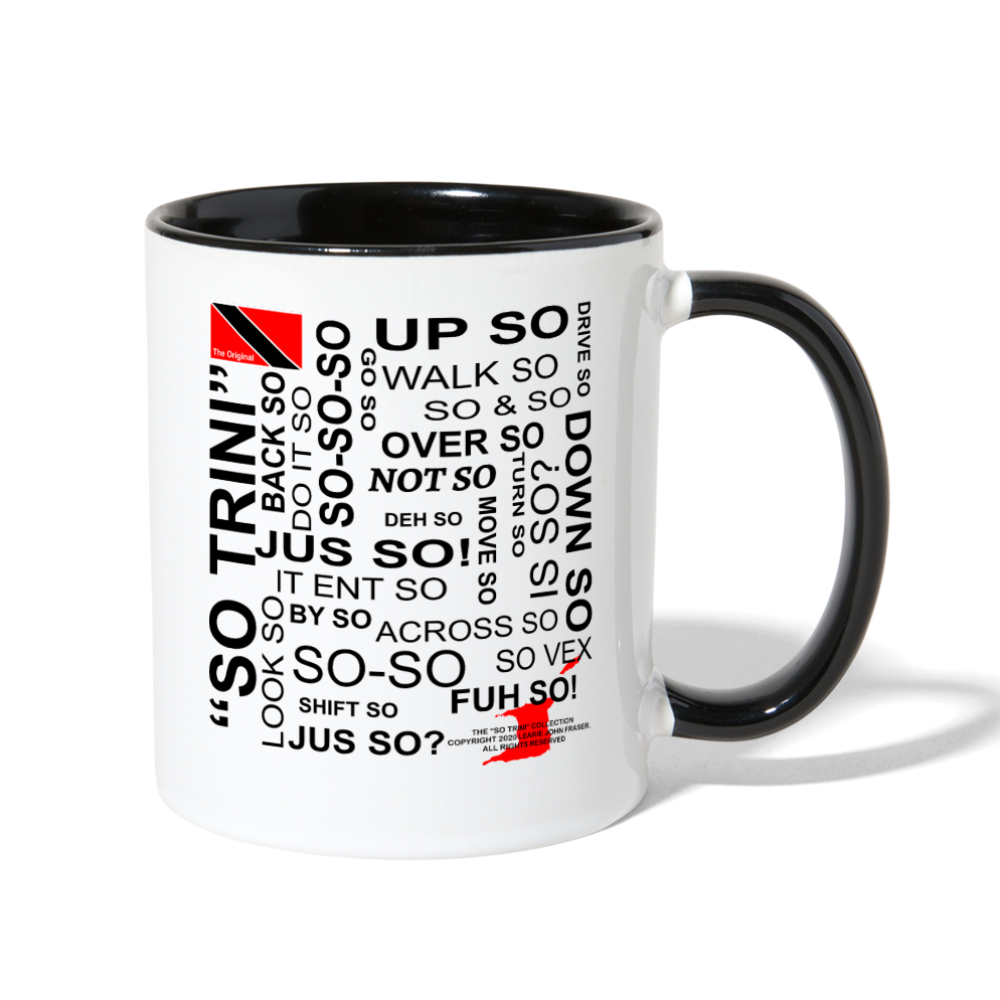 The Trini Spot - Contrast Coffee Mug - So Trini - 011STCCMB - it's OON