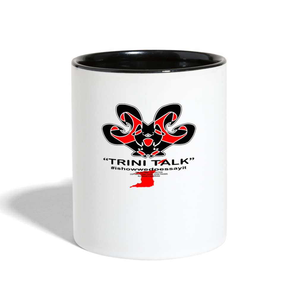 The Trini Spot - Contrast Coffee Mug - Trini Talk - 005TTCCMB - it's OON