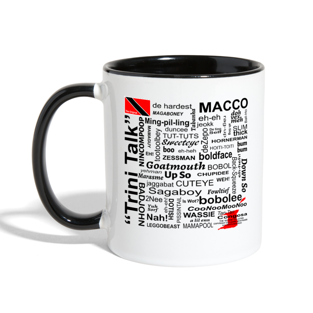 The Trini Spot - Contrast Coffee Mug - Trini Talk - 005TTCCMB - it's OON