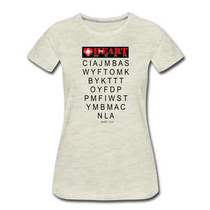 it's OON Women's Premium T-Shirt - By Heart - it's OON