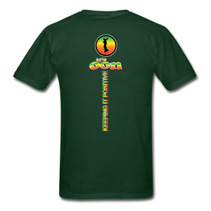 it's OON - Gildan Ultra Cotton Adult T-Shirt - Island Irie - forest green