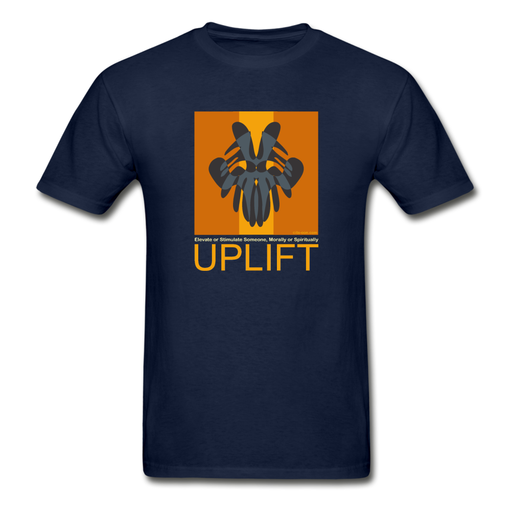 it's OON - Gildan Ultra Cotton Adult T-Shirt - Uplift2 - navy