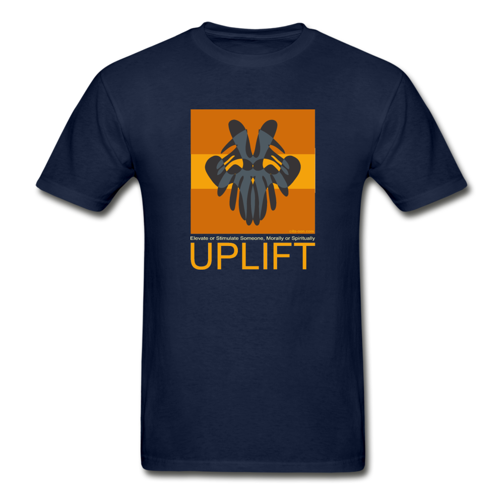 it's OON - Gildan Ultra Cotton Adult T-Shirt - Uplift 1B - navy