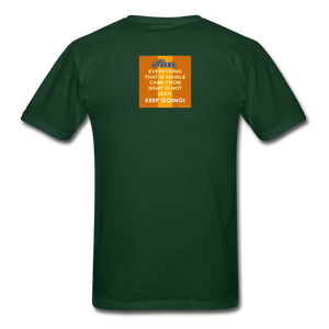 it's OON - Gildan Ultra Cotton Adult T-Shirt - Uplift 1B - forest green