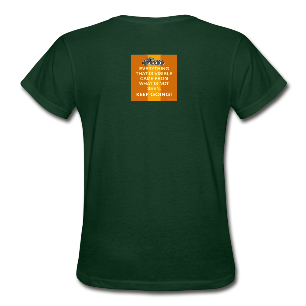 it's OON - Gildan Ultra Cotton Ladies T-Shirt Uplist 2B - forest green