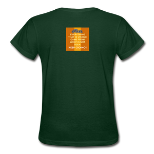 it's OON - Gildan Ultra Cotton Ladies T-Shirt Uplist 2B - forest green