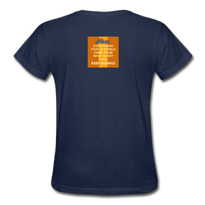 it's OON - Gildan Ultra Cotton Ladies T-Shirt - Uplift 4B - navy