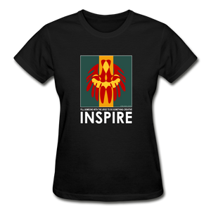 it's OON - Gildan Ultra Cotton Ladies T-Shirt - Inspire 101 - black