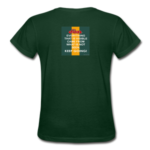 it's OON - Gildan Ultra Cotton Ladies T-Shirt - Inspire 101 - forest green