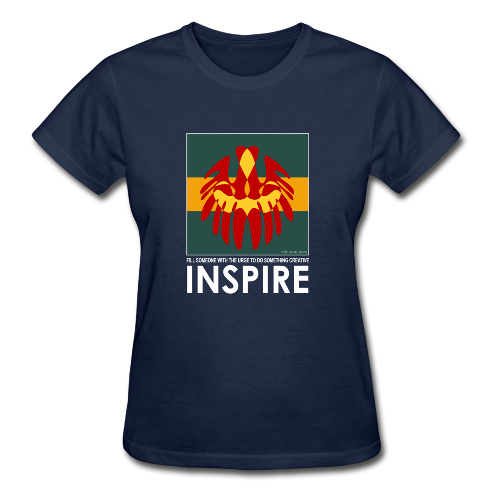 it's OON - Gildan Ultra Cotton Ladies T-Shirt - Inspire 104 - navy