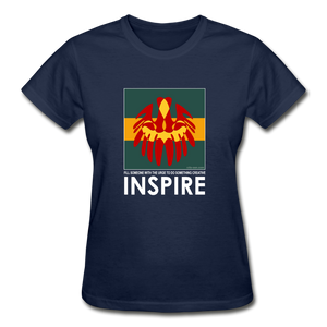 it's OON - Gildan Ultra Cotton Ladies T-Shirt - Inspire 104 - navy