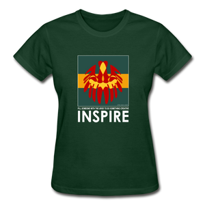 it's OON - Gildan Ultra Cotton Ladies T-Shirt - Inspire 104 - forest green