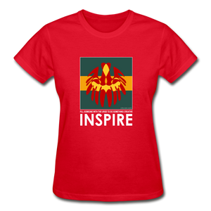 it's OON - Gildan Ultra Cotton Ladies T-Shirt - Inspire 104 - red