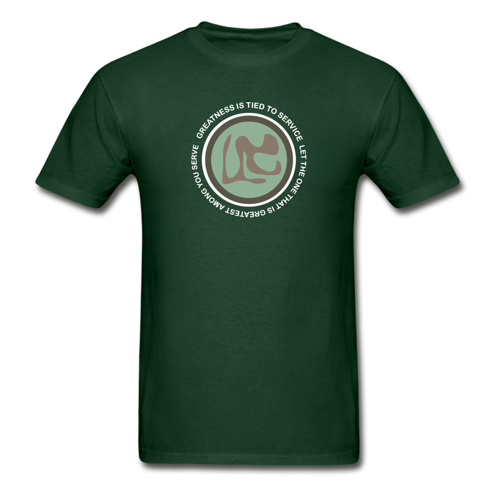 it's OON - Gildan Ultra Cotton Adult T-Shirt -Serve - forest green