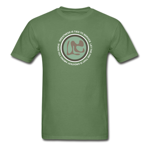 it's OON - Gildan Ultra Cotton Adult T-Shirt -Serve - military green