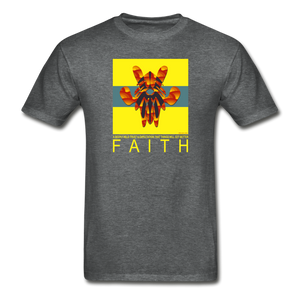 it's OOGildan Ultra Cotton Adult T-Shirt - Faith 1 - deep heather