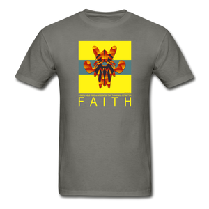 it's OOGildan Ultra Cotton Adult T-Shirt - Faith 1 - charcoal