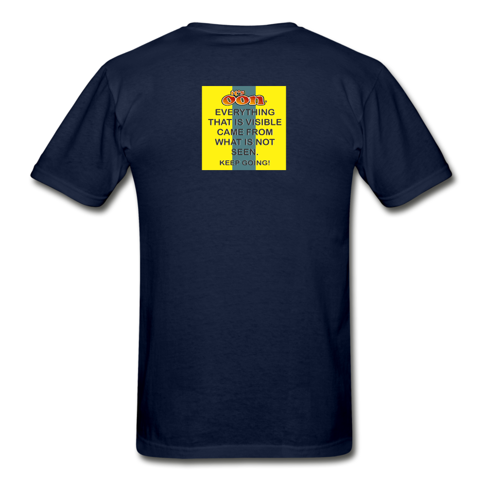 it's OOGildan Ultra Cotton Adult T-Shirt - Faith 1 - navy