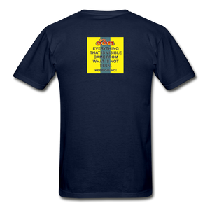 it's OOGildan Ultra Cotton Adult T-Shirt - Faith 1 - navy