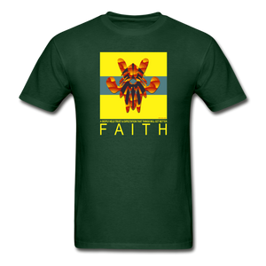 it's OOGildan Ultra Cotton Adult T-Shirt - Faith 1 - forest green