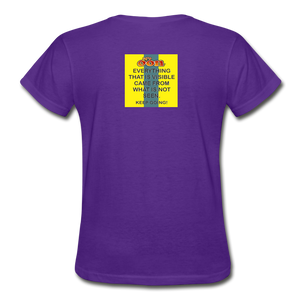 it's OON - Gildan Ultra Cotton Ladies T-Shirt - FAITH 3 - purple