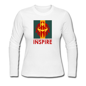 it's OON - Women's Long Sleeve Jersey T-Shirt - INSPIRE 16 - white