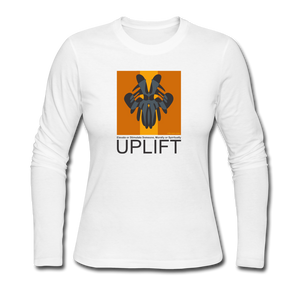 it's OON - Women's Long Sleeve Jersey T-Shirt  - UPLIFT 18 - white