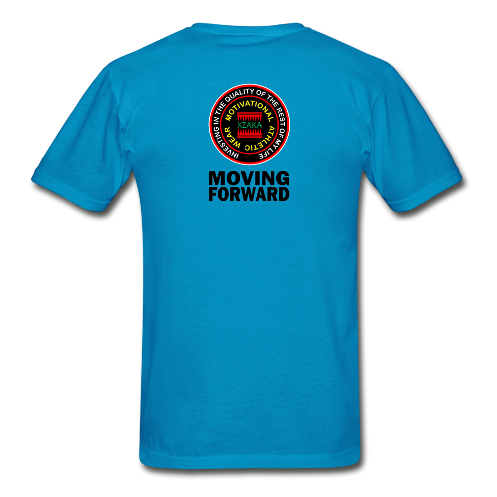 XZAKA - Gildan Ultra Cotton Adult T-Shirt - RGBG - Moving Forward - turquoise