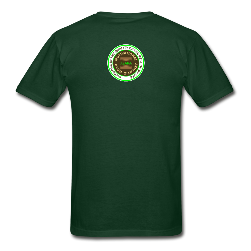 XZAKA - Gildan Ultra Cotton Adult T-Shirt - ATHLETIC-004 - forest green