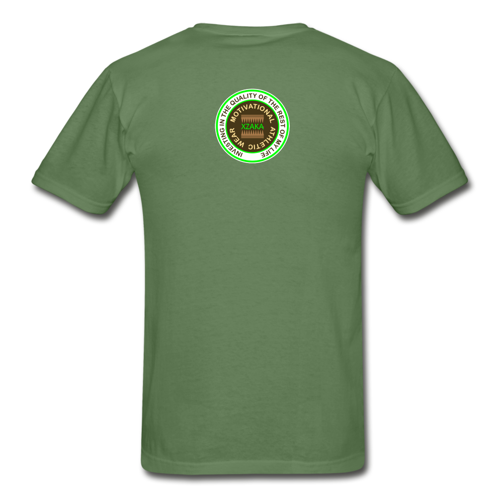 XZAKA - Gildan Ultra Cotton Adult T-Shirt - ATHLETIC-004 - military green