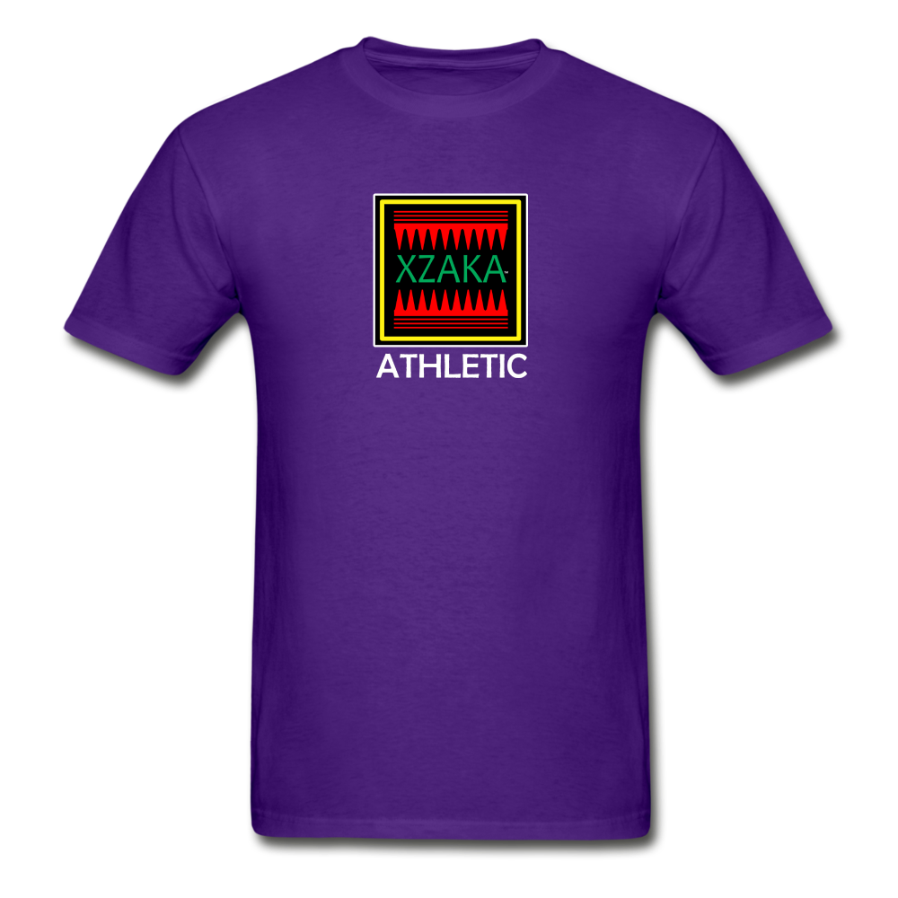 XZAKA - Gildan Ultra Cotton Adult T-Shirt - ATHLETIC - 002 - purple
