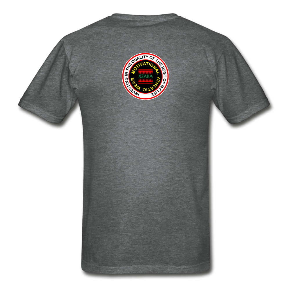XZAKA - Gildan Ultra Cotton Adult T-Shirt - ATHLETIC - 002 - deep heather