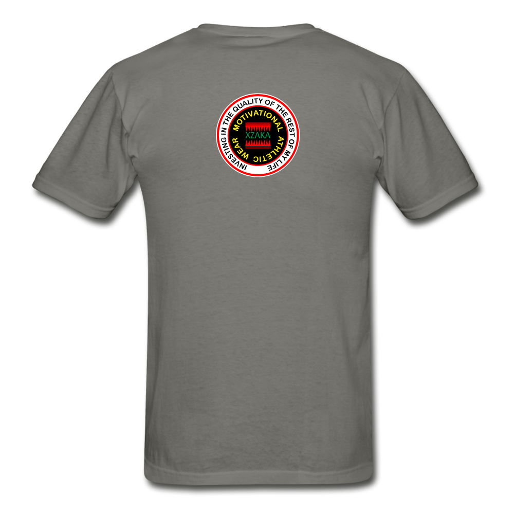 XZAKA - Gildan Ultra Cotton Adult T-Shirt - ATHLETIC - 002 - charcoal