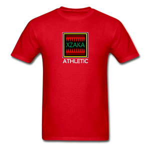 XZAKA - Gildan Ultra Cotton Adult T-Shirt - ATHLETIC - 002 - red