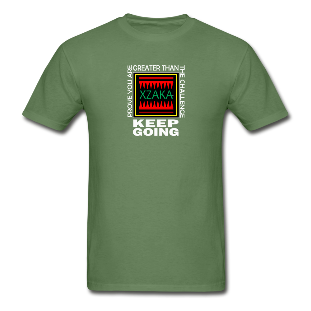 XZAKA - Gildan Ultra Cotton Adult T-Shirt - Greater Than - military green
