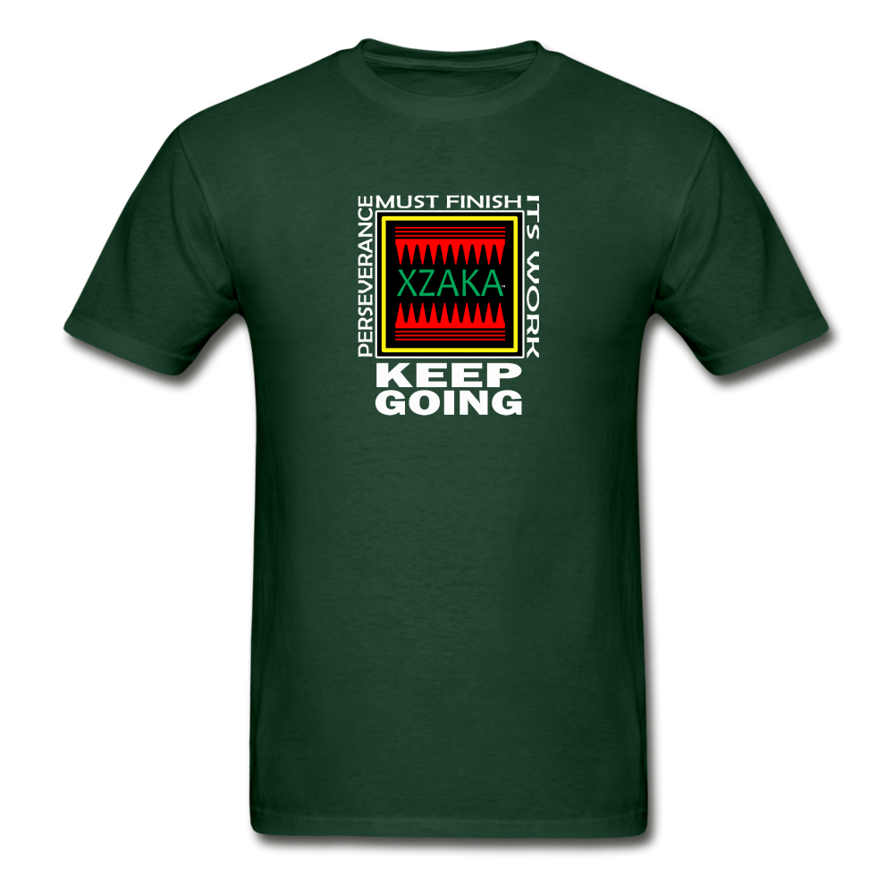 XZAKA - Gildan Ultra Cotton Adult T-Shirt - Perseverance - forest green