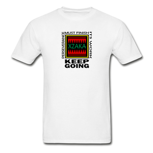 XZAKA - Gildan Ultra Cotton Adult T-Shirt - Perseverance - white