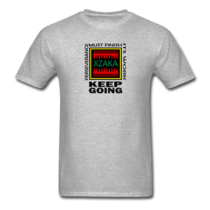 XZAKA - Gildan Ultra Cotton Adult T-Shirt - Perseverance - heather gray