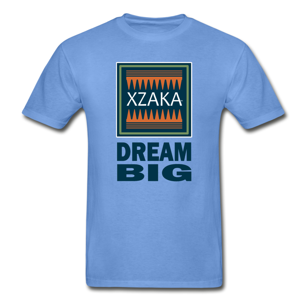 XZAKA - Hanes Adult Tagless T-Shirt - Dream Big - carolina blue