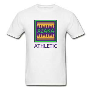XZAKA - Hanes Adult Tagless T-Shirt - Athletic 112 - white